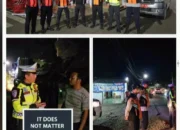 Sentuhan Polres Lahat di Malam Nataru Patroli Gabungan dan Pembatasan Kendaraan untuk Keselamatan Bersama