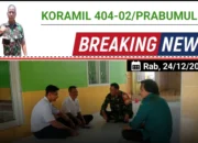 Jelang Nataru, ‘kopi darat’ Babinsa dan Lurah Gunung Kemala hasilkan sinergi keamanan.”