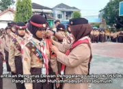 Ketua Mabigus Gudep 06-053/06-054 Pangkalan SMP Muhammadiyah 1 Prabumulih Lantik Pengurus Dewan Penggalang, Ajak Hayati Tri Satya Dan Memiliki Jiwa Kepemimpinan