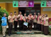 Sekretaris Kwarcab Prabumulih, Taftazani, S.Pd.,MM Dampingi Tim Asessor Akreditasi Gugus Depan di Kecamatan Cambai