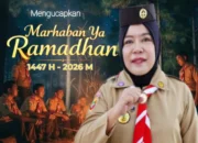 Hj. Linda Apriana Arlan Pengurus Mabicab Gerakan Pramuka Kota Prabumulih, Sambut Ramadhan 1447 H dengan Penguatan Karakter Bagi Anggota Pramuka