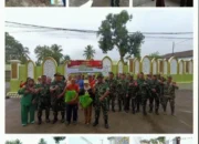 Kodim 0404/Muara Enim Gelar Pembersihan Masjid dan Bantuan Perlengkapan Ibadah Menyambut Ramadhan 1447 H/2026 M