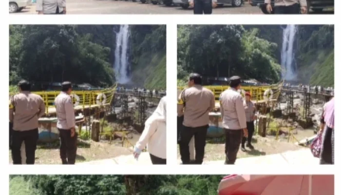 Wisata Air Terjun Bedegung Membeludak, Pengunjung Padati Lokasi di Masa Libur Idul Fitri