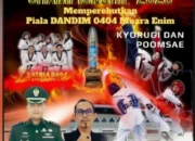 Target 1000 Atlet, Kejuaraan Taekwondo Ksatria 0404 Championship 2026 Siap Digelar di Muara Enim