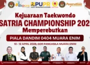 Kejuaraan Taekwondo Ksatria 0404 Championship 2026 Resmi Dibuka