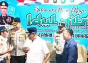 Ketua DPRD Kota Prabumulih, H. Deni Victoria, SH., M.Si Tinjau Poskotis Pengamanan Idul Fitri 1447 H