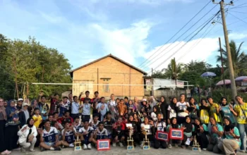 Komitmen PT TeL Dorong Generasi Muda Lewat Turnamen Voli Desa Siku