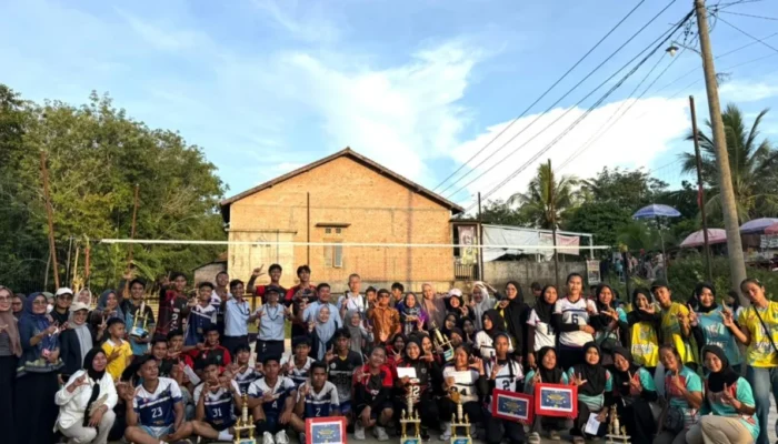 Komitmen PT TeL Dorong Generasi Muda Lewat Turnamen Voli Desa Siku