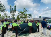 Antusiasme Peserta Jambore Cabang Awali Kemah dengan Registrasi Ulang dan Pendirian Tenda