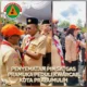 Perkuat Kesiapsiagaan Bencana, Wali Kota Prabumulih Sematkan Pin Satgas Pramuka Peduli