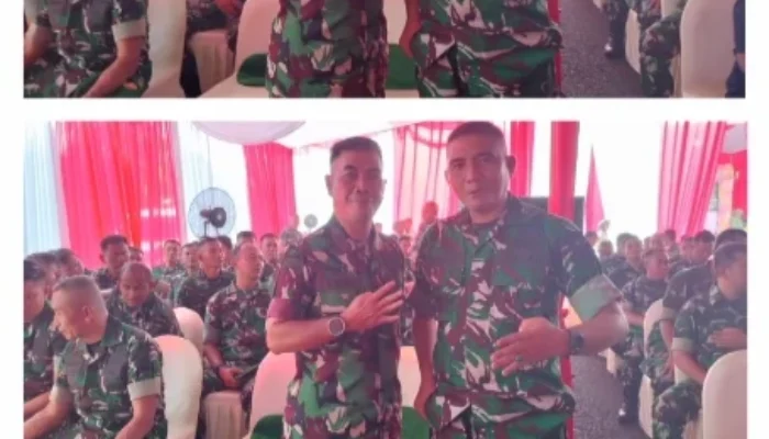 Penuh Semangat, Danramil Se-Kodim 0404/Muara Enim Kompak Hadiri Kunjungan Danrem 044/Gapo