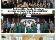 Peringati Hari Buruh, Direktorat Intelkam Polda Sumsel Gelar Bakti Sosial di Panti Asuhan