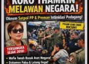 TANAH SITA JAMINAN NEGARA REPUBLIK INDONESIA: SAKSI KEKERASAN & KETIDAKPATUHAN HUKUM OLEH KOKO THAMRIN, TERSANGKA SEJAK 2018 YANG BERANI MERUSAK ASET NEGARA DAN MENANTANG PUTUSAN PENGADILAN