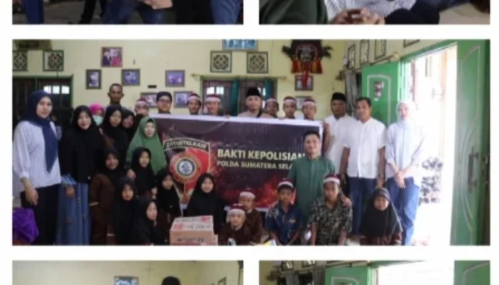 Peringati Hari Bhayangkara ke-80, Dit Intelkam Polda Sumsel Gelar Bakti Sosial di Panti Asuhan