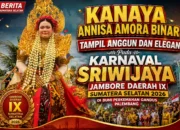 Kontingen Prabumulih Tampil Memikat di Karnaval Sriwijaya Jamda IX Sumsel 2026, Pesona Budaya Daerah Tuai Apresiasi