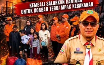 Satgas Pramuka Peduli Kembali Salurkan Bantuan untuk Korban Kebakaran, Fokus Bantu Kebutuhan Anak Sekolah