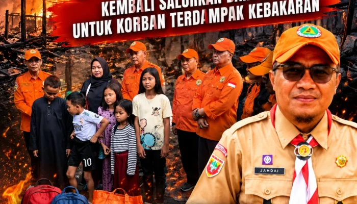 Satgas Pramuka Peduli Kembali Salurkan Bantuan untuk Korban Kebakaran, Fokus Bantu Kebutuhan Anak Sekolah