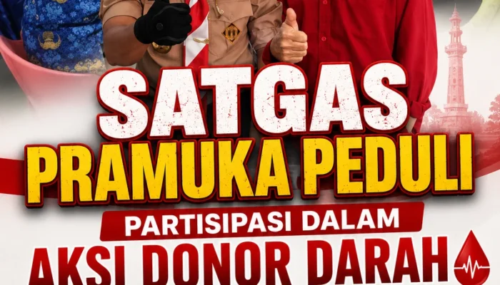 Satgas Pramuka Peduli Prabumulih Dukung Aksi Donor Darah PMI, Wujud Nyata Kepedulian Kemanusiaan