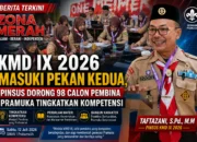 KMD IX 2026 Masuki Pekan Kedua, Pinsus Dorong 98 Calon Pembina Pramuka Tingkatkan Kompetensi