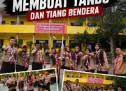 KMD IX 2026: Kelompok II B Patimura Ikuti Praktik Pionering Membuat Tandu dan Tiang Bendera