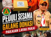 Peduli Sesama Sejak MPLS, Murid Baru SMAN 4 Prabumulih Galang Donasi Pakaian Layak Pakai
