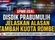 SPMB Usai, Disdik Prabumulih Jelaskan Alasan Tambah Kuota Rombel: Respons Aspirasi Wali Murid, Bukan Abaikan Sekolah Swasta