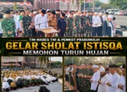 Tim Mabes TNI & Pemkot Prabumulih Gelar Sholat Istisqa Memohon Turun Hujan