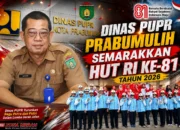 Dinas PUPR Prabumulih Semarakkan HUT RI ke-81, Turunkan Regu Putra dan Putri dalam Lomba Gerak Jalan