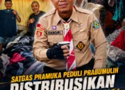Satgas Pramuka Peduli Prabumulih Distribusikan Pakaian Layak Pakai kepada Warga yang Membutuhkan