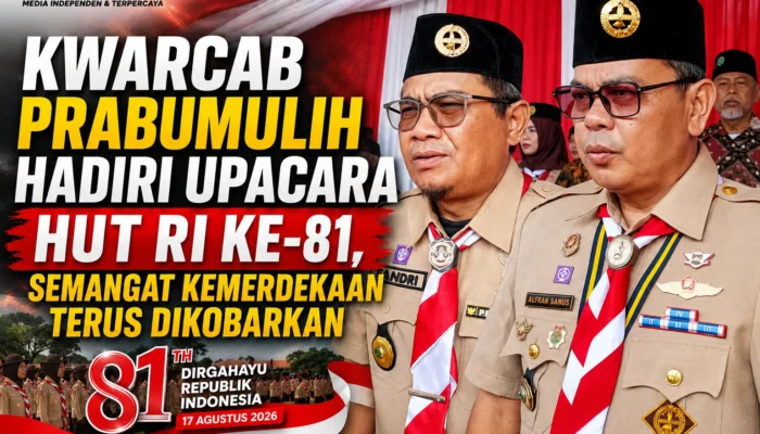 Kwarcab Prabumulih Hadiri Upacara HUT RI ke-81, Semangat Kemerdekaan Terus Dikobarkan