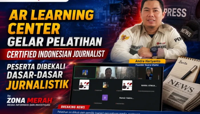 AR LEARNING CENTER GELAR PELATIHAN CERTIFIED INDONESIAN JOURNALIST, PESERTA DIBEKALI DASAR-DASAR JURNALISTIK