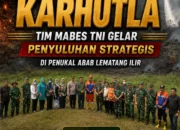 Sigap Cegah Bencana Karhutla, Tim Mabes TNI Gelar Penyuluhan Strategis di Penukal Abab Lematang Ilir