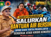 Pemkot Prabumulih Salurkan Bantuan Air Bersih, BPBD dan Tirta Prabujaya Bergerak Atasi Krisis Kemarau