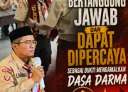 MENGAMALKAN DASA DARMA: PRAMUKA HARUS BERTANGGUNG JAWAB DAN DAPAT DIPERCAYA