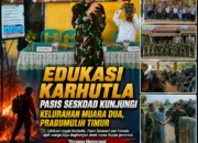Edukasi Karhutla Pasis Seskoad Kunjungi Kelurahan Muara Dua, Prabumulih Timur