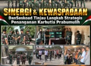 Sinergi & Kewaspadaan DanSeskoad Tinjau Langkah Strategis Penanganan Karhutla Prabumulih
