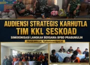 Audiensi Strategis Karhutla Tim KKL Seskoad Sinkronisasi Langkah Bersama BPBD Prabumulih
