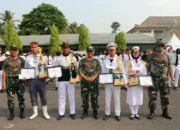 Semarak HUT ke-81 TNI, SMA Negeri 2 Muara Enim Raih Juara Pertama Lomba PBB di Kodim 0404/Muara Enim