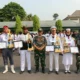Semarak HUT ke-81 TNI, SMA Negeri 2 Muara Enim Raih Juara Pertama Lomba PBB di Kodim 0404/Muara Enim
