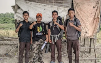 PRAMUKA PEDULI GELAR CAMPING AND WILDERNESS SURVIVAL TRAINING DI MUARA LEMATANG