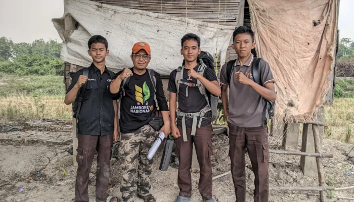 PRAMUKA PEDULI GELAR CAMPING AND WILDERNESS SURVIVAL TRAINING DI MUARA LEMATANG