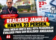 REALISASI JAMKOT HANYA 23 PERSEN, ZONA MERAH MINTA WALI KOTA PRABUMULIH EVALUASI PAGU DAN REALISASI ANGGARAN